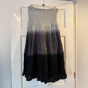 Apt. 9 Gray to Black Ombre Maxi Dress